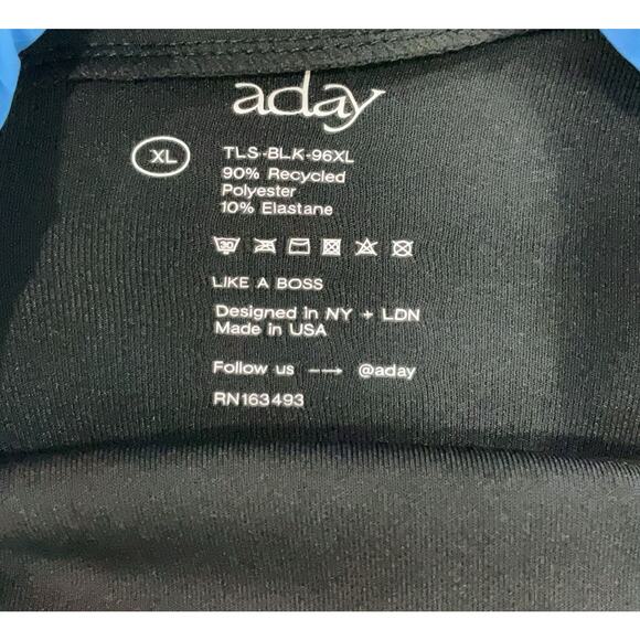 Aday Like A Boss Scuba Mockneck Black Sweatshirt XL - Picture 5 of 5